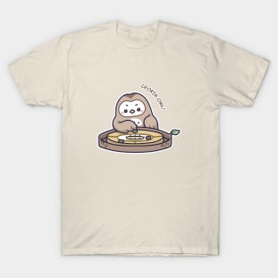 Kawaii Games Crokinole Owl T-Shirt